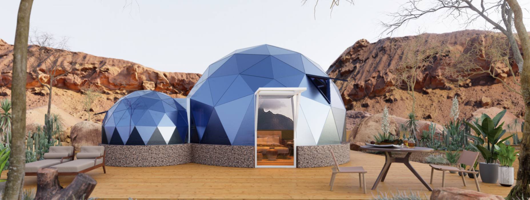 乌拉特中旗球形智能光伏玻璃星空房